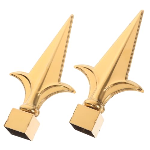 Milisten 2stücke Fahnenmastspitze Silberne Spitze Für Fahnenmast Kugelförmiges Ornament Ersatz Für Fahnenmastspitze Wohn- Und Gartendekoration Edelstahl Haltbar