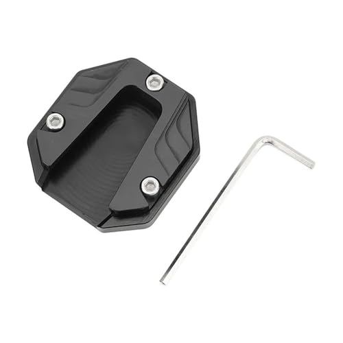 Extension de béquille latérale moto en alliage avec base élargie