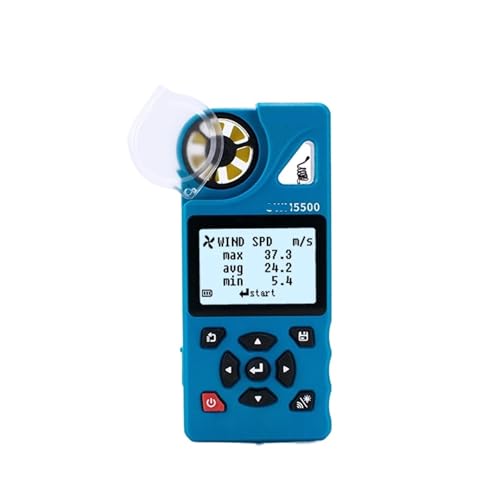 Anémomètre numérique OWM5500 multifonction 7 en 1 pour vent et climat