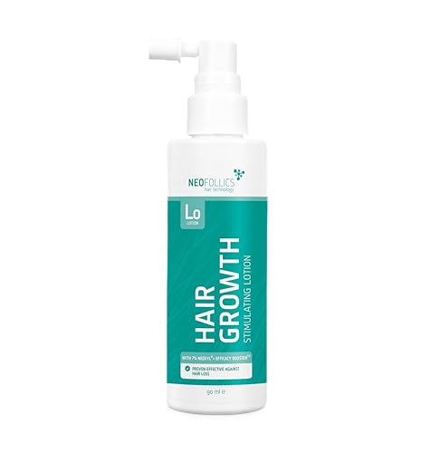 Neofollics Loción estimulante del crecimiento del cabello - 90 ml - Contiene 7% de Neoxyl: 41% más...