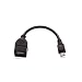 Produktbild AllNet USB OTG TypA Micro 0.1 m Micro-USB auf USB A Black USB Cable  USB Cables (Micro-USB A, USB A, Male/Female, Straight, Straight, Black)