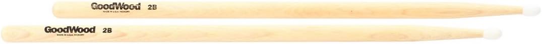 Goodwood by Vater GW2BN Drumsticks, Hickory Nylon Tip
