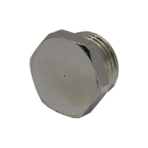 Verschlussstopfen mit Außensechskant und zylindrischem Gewinde G 1/8", 40 bar Edelstahl V4A Cover