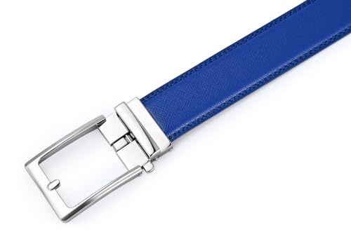 Image of Men's Belt, Ratchet Dress Casual Belt with Adjustable Automatic Buckle Trim to Fit