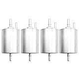 4F0201511E Fuel Filter Kit Compatible with Audi A4 A6 A8 R8 RS4 S6 S8 Replace HU6013z 06L115562B