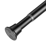 FVONZN Teleskopstange zum Klemmen 39-96cm-1 Stück (Schwarz)