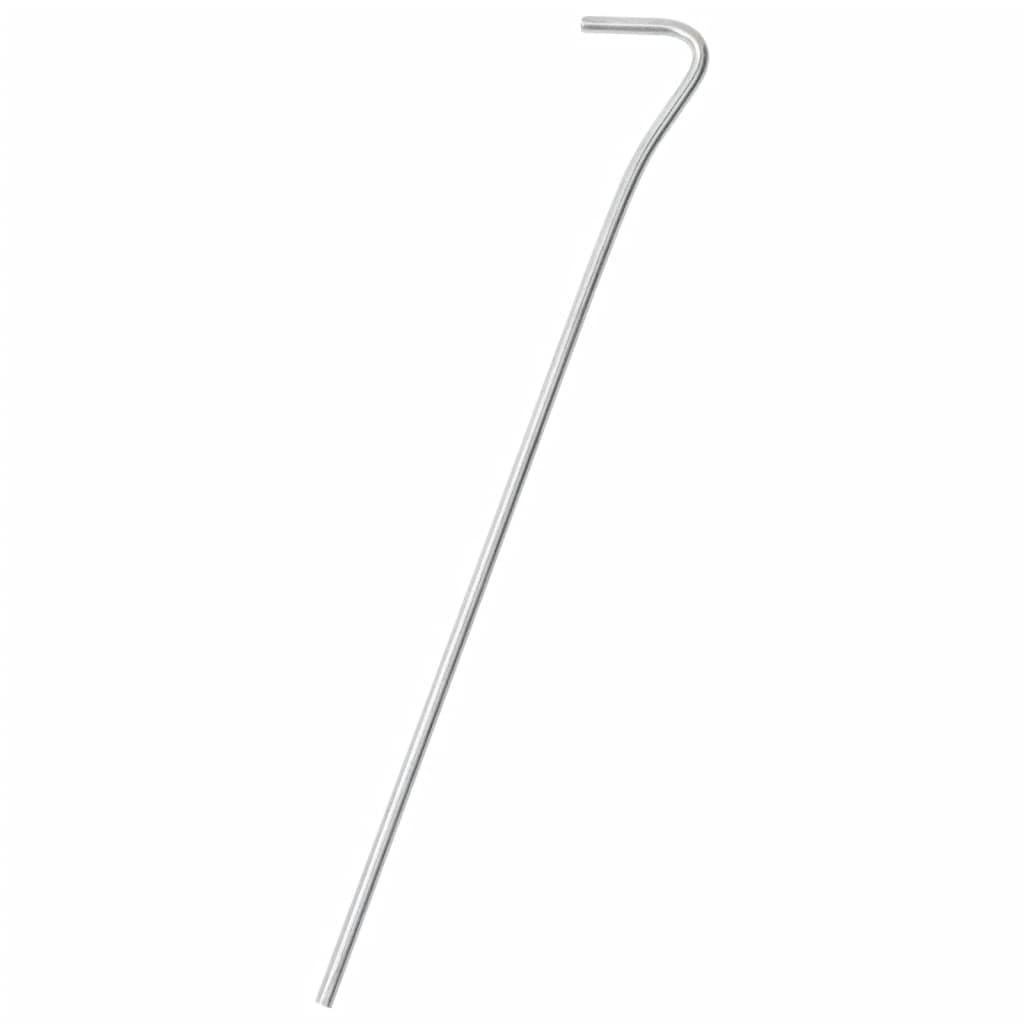 Picchetti per tenda, 25 pezzi, diametro 23 cm, in acciaio zincato, robusti per campeggio e attrezzature all'aperto, ancorati a terra, tenuta sicura per tenda e telone