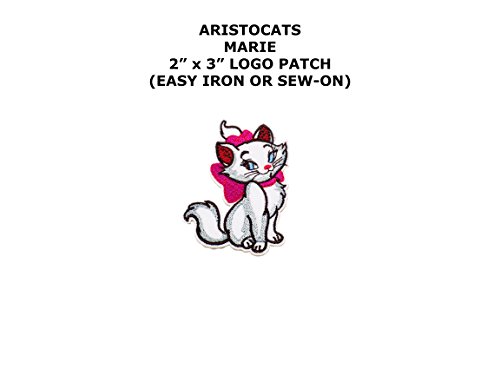 Superheroes Aristocats Marie 2.25" Embroidered Iron/Sew-on Applique Patch