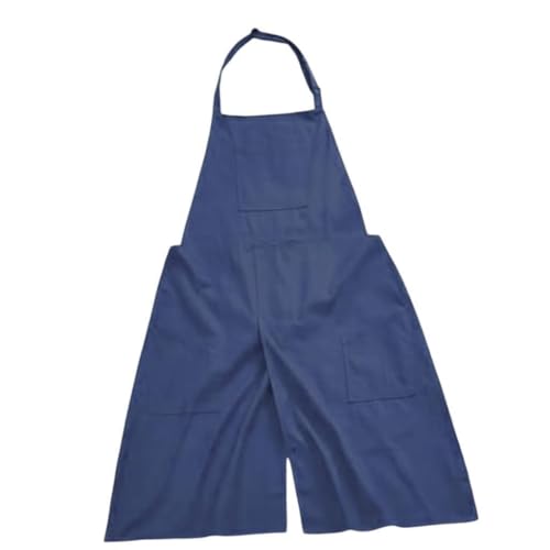 Delantal compacto dividido para cerámica y artes con cómodo diseño de cuello colgante