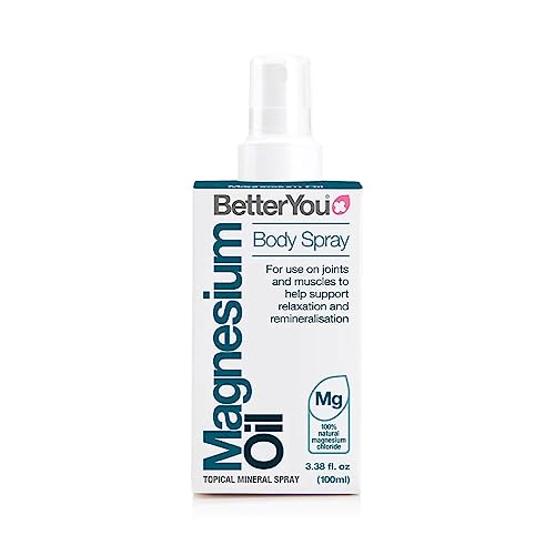 BetterYou Magnesium Body Oil | Aceite Corporal de Magnesio Transdérmico, Ayuda al Descanso, Recuperación Muscular, Cansancio y Fatiga, Vegano - 100 ml