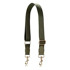 Olive Green Gold Leather