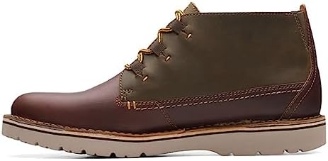 Clarks Men's Eastford Mid Chukka Boot, Dark Brown Combination, 7 | Image 4