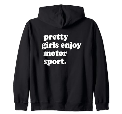 PRETTY GIRLS ENJOY MOTOR SPORT Motorsport Motorcross Rallye Kapuzenjacke