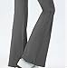 OTMYIGO Bootcut Yoga Pants for Women,High Waist WorkoutTummy Control Pants, Slim Sports Fitness Work Pants for Women,Blue,L