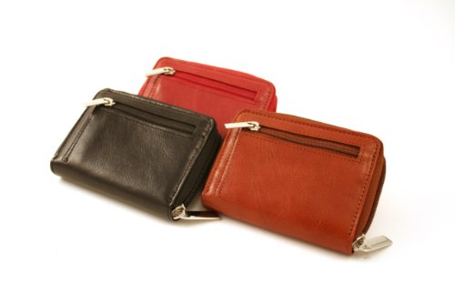 Storus Smart Accordion Wallet Card Case Slim Minimalist Leather Wallet | 10 Card Slots, ID Window, Zippered Coin Pocket | Black | for Men, Women, Students, Seniors3