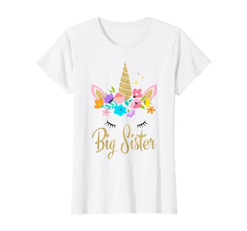 Kids Unicorn Big Sister Shirt I'm Going to be a Big Sister T-Shirt