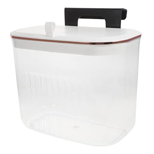 Caneca de basura rectangular transparente para cocina colgante miniatura 7
