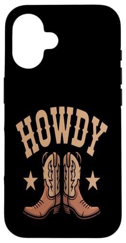Botas de Vaquero Howdy Western Country Carcasa para iPhone 16