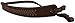 BronzeDog Genuine Leather Rifle Sling Braided Shotgun Strap Durable Hunting Shoulder Belt (Brown with Matching Braiding)