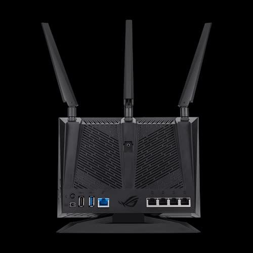ROG Rapture GT AC2900 Router Gaming, Dual-Band, 2900Mbps, Tripla VLAN, AiProtection Pro, Ai Mesh, VPN Fusion, Open NAT, Game Radar, Aura RGB - Router - Immagine 8