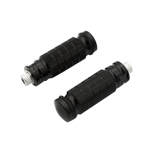 Motorrad Fußstütze Motorrad Fußstütze Fußrasten Fußrastenanlage Fuß Peg Pedal Zubehör Modifizierte Teil Für Yam&aha YZF R1 R3 R6 R125 FZ1 FZ8 MT-07 MT09(Black)