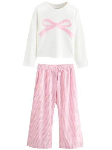 NEXT Ragazza Pigiama intessuto | Bambino, Standard, Mid Rise, Drawstring, Lavabile in lavatrice