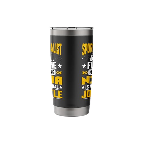 Sports Journalist Job Title - Funny Sports Editor Reporter Stainless Steel Insulated Tumbler