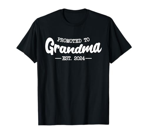 Funny Soon to Be Grandma 2024 Cargando Día de la Madre Promocionado Camiseta