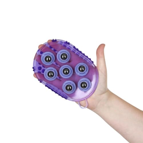 Kerbl Magnet-Massage-Striegel royalblau