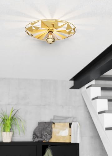 Lámpara de metal retro Castanuelo de una luz para interiores 3