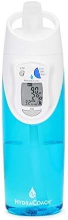 HydraCoach 2.0 - Sip & See Smart Water Bottle That Tracks & Reminds You to Drink More Water Right on the 22 oz BPA-Free Bottle. No Complicated Apps or Syncing Required