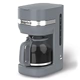 Starfrit 10-Cup Coffee Maker – Keep Warm Function – Reusable Filter Basket – Easy to clean – 900W – Grey