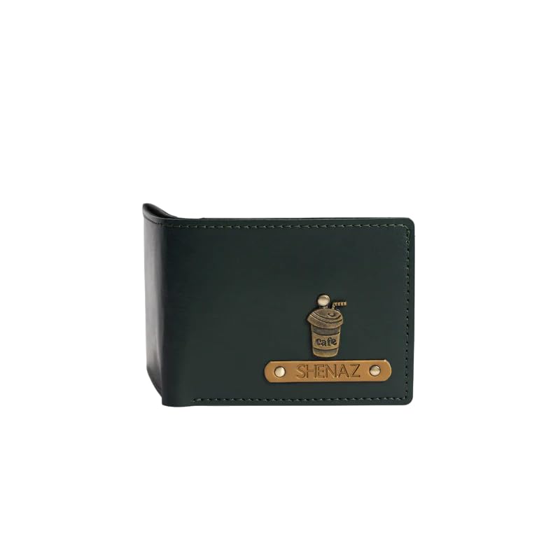 Men’s Personalized Leather Wallet | Customisable Premium Wallet with Name & Charm | Genuine Leather, Durable & Stylish | Ideal for Daily, Travel & Office Use (Green)-image-37