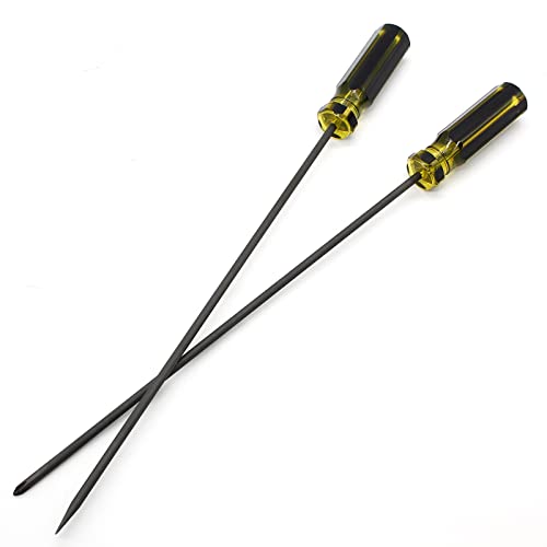 Coufce 2Pcs 39cm / 15.4 Inches Long Screwdriver Set