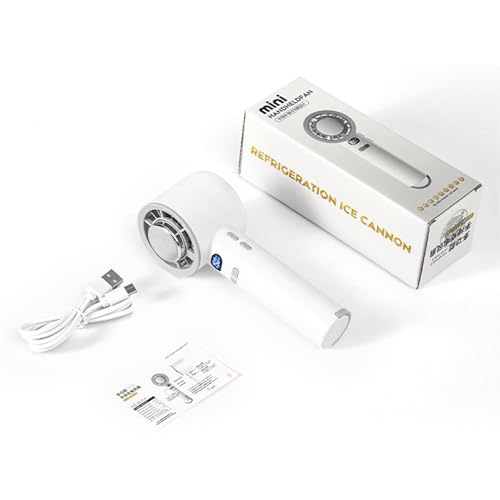 Ventilador de mano portátil recargable para camping y excursiones al aire libre 8