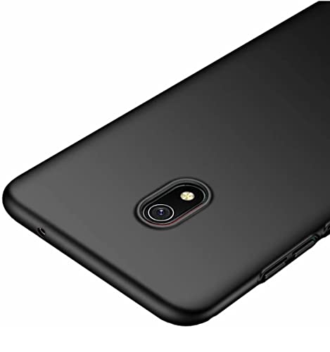 Image of Mobile Back Cover Case for Xiaomi Mi 8A (Silicone Case|CameraProtection|Black SC1510)