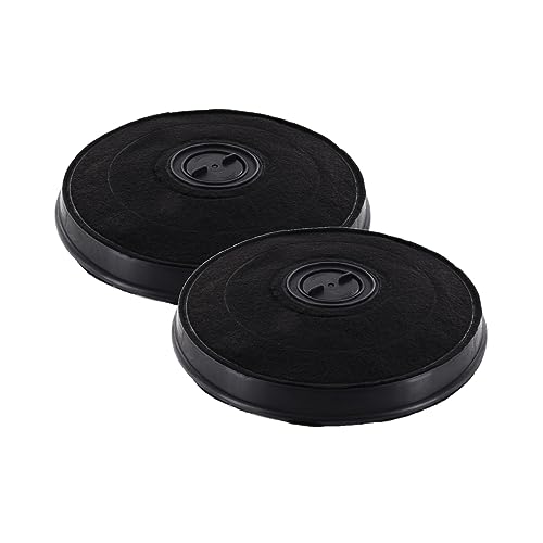 DEKAROX 2 x Aktivkohlefilter 233mmØ für Whirlpool Bauknecht 484000008636 E233 Wpro FAC519 AEG Electrolux 9029800472 E3CFF57 Bosch Siemens 11005728 DHZ2701 Indesit C00383475 für Dunstabzugshaube