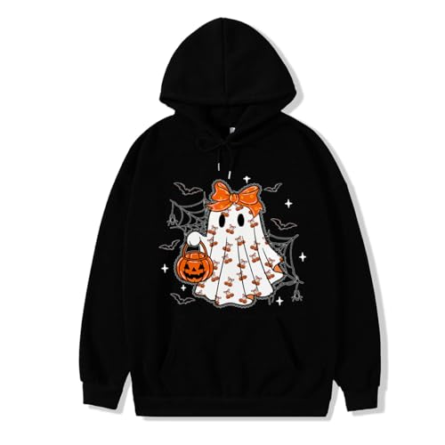Ghost Coquette Hoodie, Halloween pooky Sublimation Hoodie