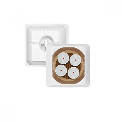 Keycaps PBT pour Clavier Mécanique Blanc Pur OEM Décoration Bureau Plat à la Vapeur