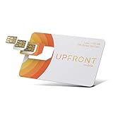 Upfront Mobile GPS Tracker SIM Card | 150MB and 1 Year of Service Included | AT&T & T-Mobile in The US + Coverage in North & South America