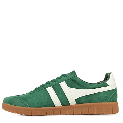 Image of Gola Hurricane Suede Evergreen /Off-White /Gum 12 D (M)