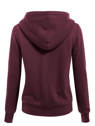 Design by Olivia Women's Sherpa-Lined Fleece Full-Zip Hooded Jacket3