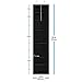 ZOBER Hanging Closet Organizer, 9-Shelf - Hanging Storage Organizer Shelves for Clothes, Towels, Toys - College Dorm Room, Nursery, & Home Closet