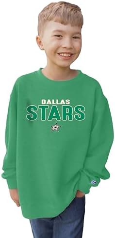 Blue 84 Dallas Stars NHL Officially Licensed Youth Crewneck Sweatshirt Voltage, 