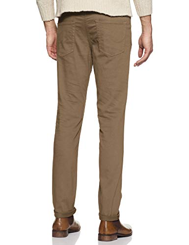Image of JACK & JONES Mens 5 Pocket Solid Chinos