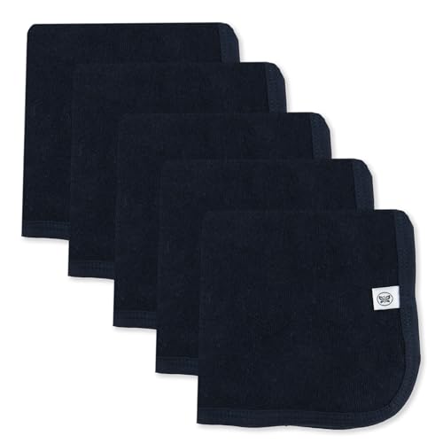 HonestBaby Unisex Baby Organic Cotton Washcloth Multi-Pack Winter Accessory Set, ...