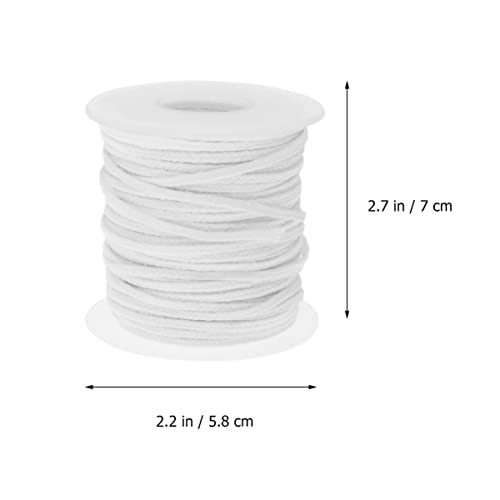 TEHAUX 4rolls mechas de algodón para fabricar velas miniatura 4
