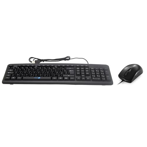 Clavier et souris AZERTY ergonomique Simpletek USB français Plug & Play