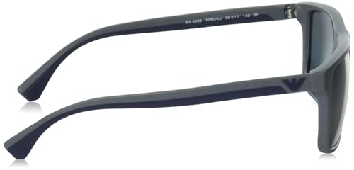 Emporio Armani Men's EA4033 Polarized Square Sunglasses, Grey, 56 mm3