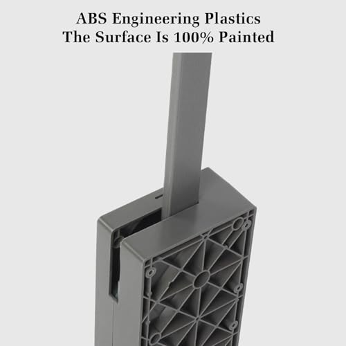 Rail latéral rétractable et penderie basculante réglable de 44-55 cm